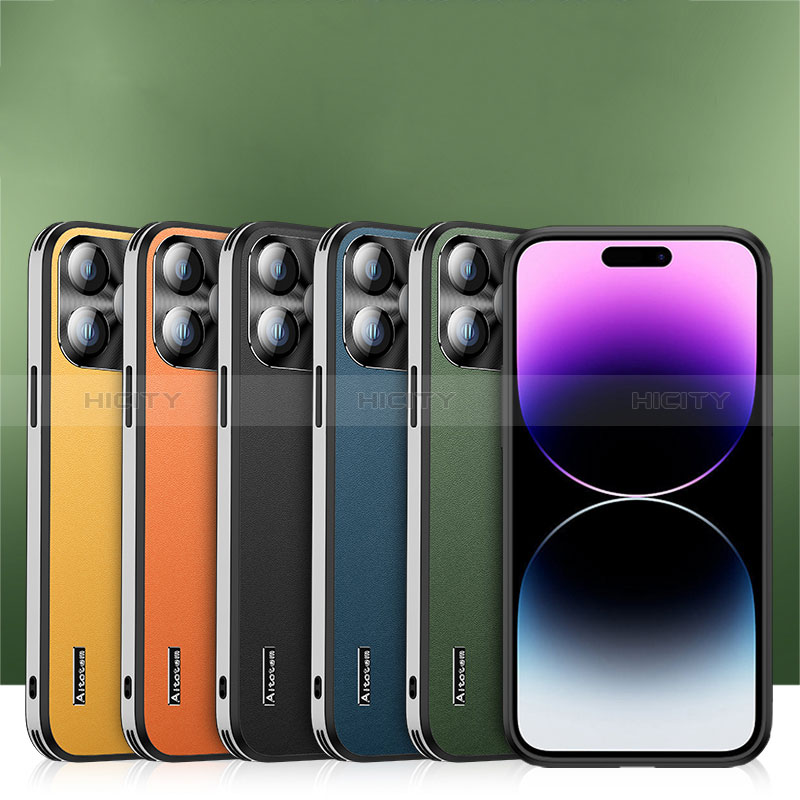 Funda Lujo Cuero Carcasa AT7 para Apple iPhone 13 Pro