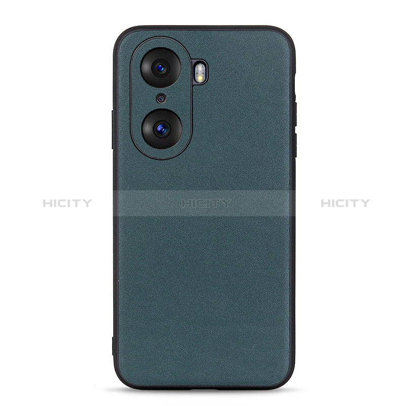 Funda Lujo Cuero Carcasa B01H para Huawei Honor 60 5G Verde