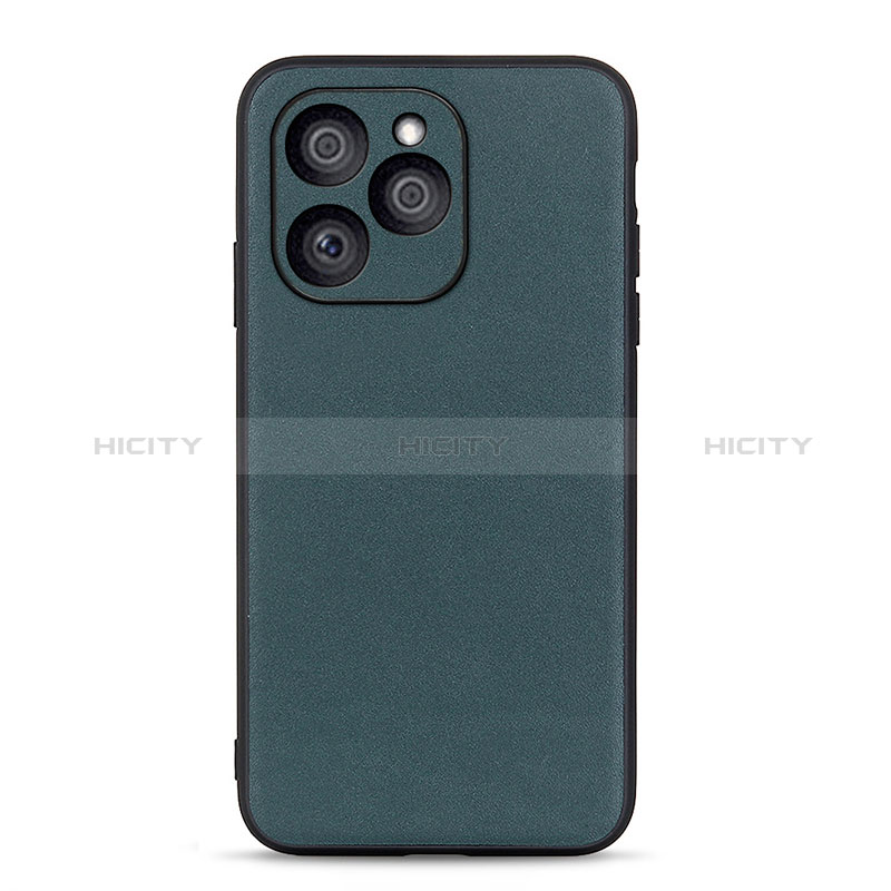 Funda Lujo Cuero Carcasa B01H para Huawei Honor 60 SE 5G Verde