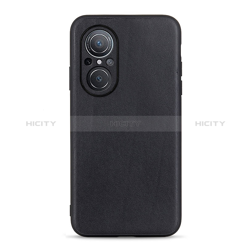 Funda Lujo Cuero Carcasa B01H para Huawei Nova 9 SE Negro