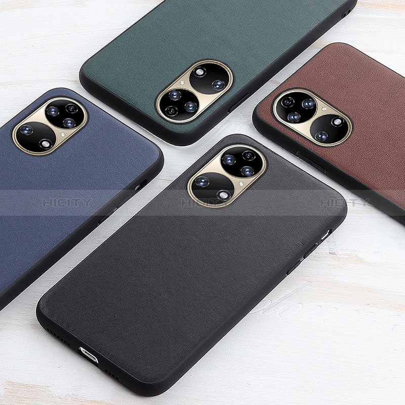 Funda Lujo Cuero Carcasa B01H para Huawei P50