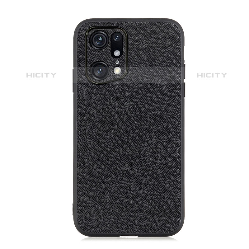 Funda Lujo Cuero Carcasa B01H para Oppo Find X5 Pro 5G