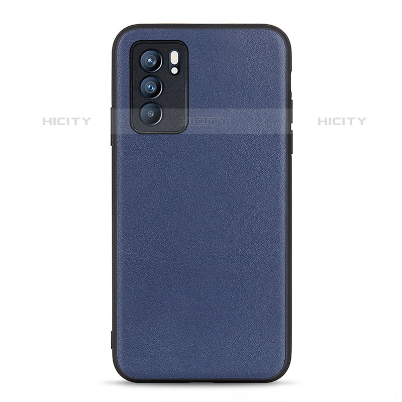 Funda Lujo Cuero Carcasa B01H para Oppo Reno6 5G