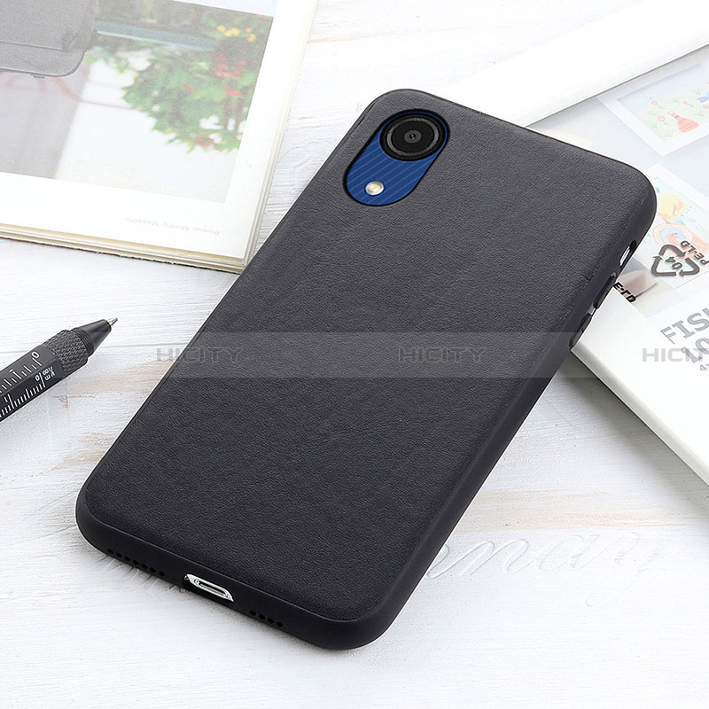 Funda Lujo Cuero Carcasa B01H para Samsung Galaxy A03 Core