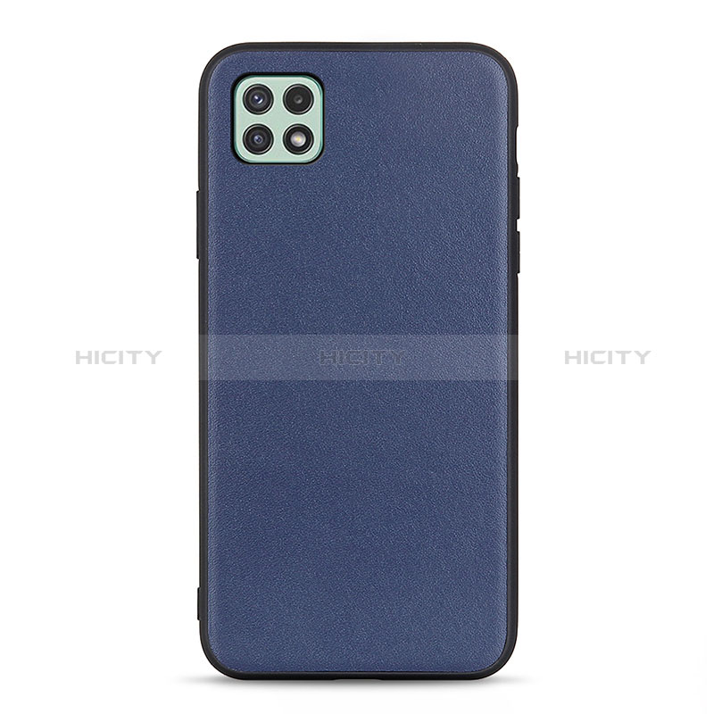 Funda Lujo Cuero Carcasa B01H para Samsung Galaxy A22s 5G Azul