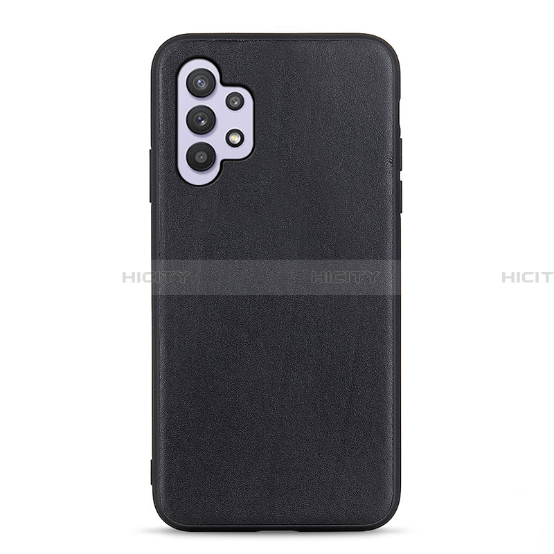 Funda Lujo Cuero Carcasa B01H para Samsung Galaxy A32 4G Negro