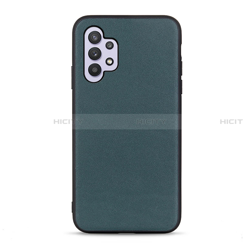 Funda Lujo Cuero Carcasa B01H para Samsung Galaxy A32 4G Verde