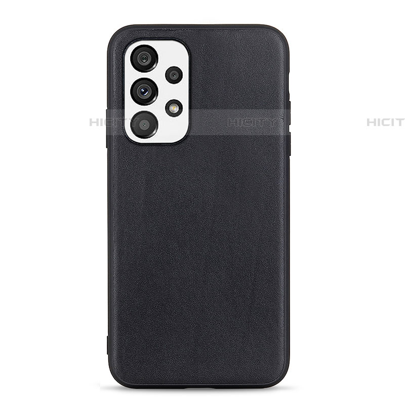 Funda Lujo Cuero Carcasa B01H para Samsung Galaxy A73 5G Negro