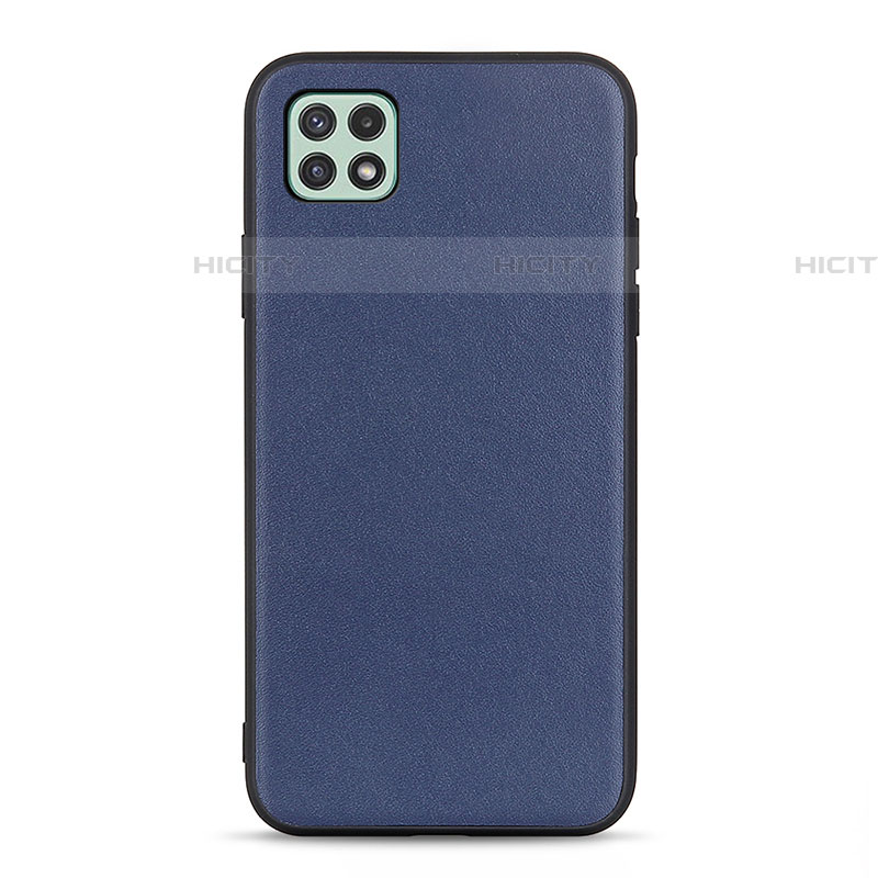 Funda Lujo Cuero Carcasa B01H para Samsung Galaxy F42 5G Azul