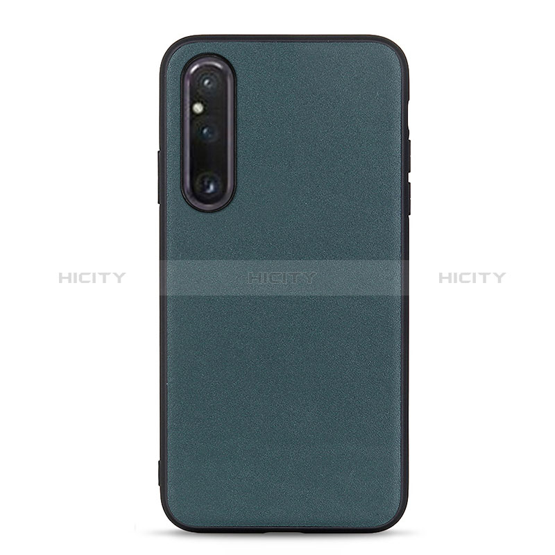 Funda Lujo Cuero Carcasa B01H para Sony Xperia 1 V Verde