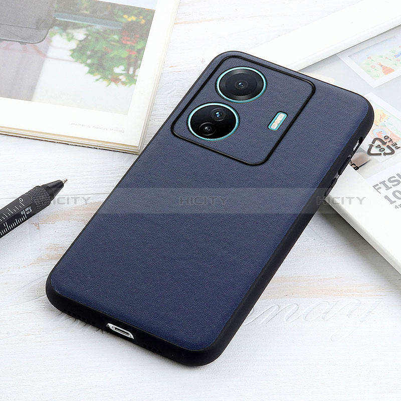 Funda Lujo Cuero Carcasa B01H para Vivo T1 5G