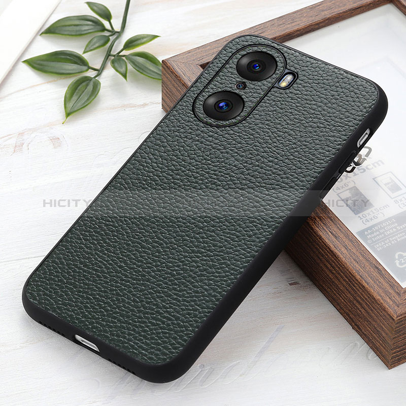 Funda Lujo Cuero Carcasa B02H para Huawei Honor 60 5G