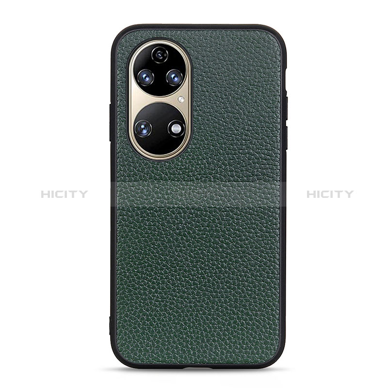 Funda Lujo Cuero Carcasa B02H para Huawei P50e