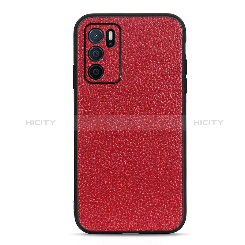 Funda Lujo Cuero Carcasa B02H para Oppo A16