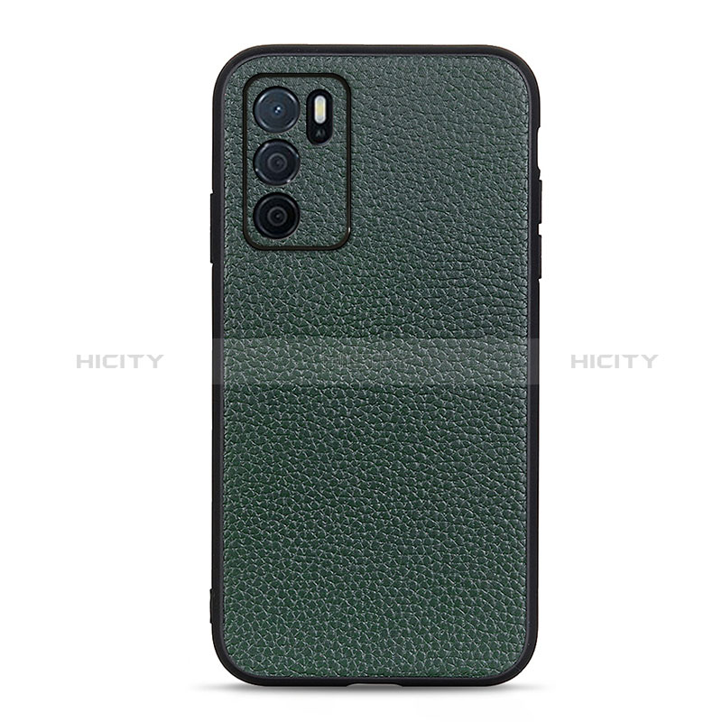 Funda Lujo Cuero Carcasa B02H para Oppo A16