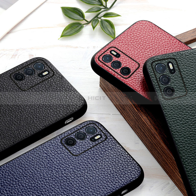 Funda Lujo Cuero Carcasa B02H para Oppo A16