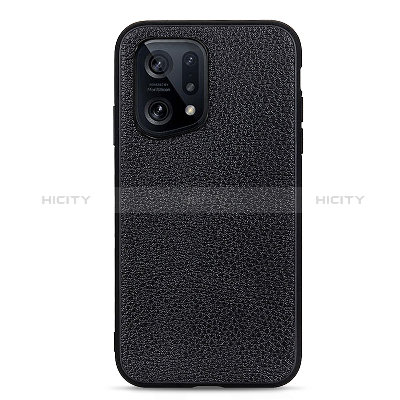 Funda Lujo Cuero Carcasa B02H para Oppo Find X5 5G