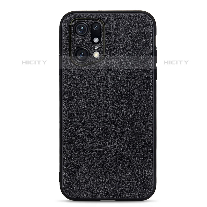 Funda Lujo Cuero Carcasa B02H para Oppo Find X5 Pro 5G