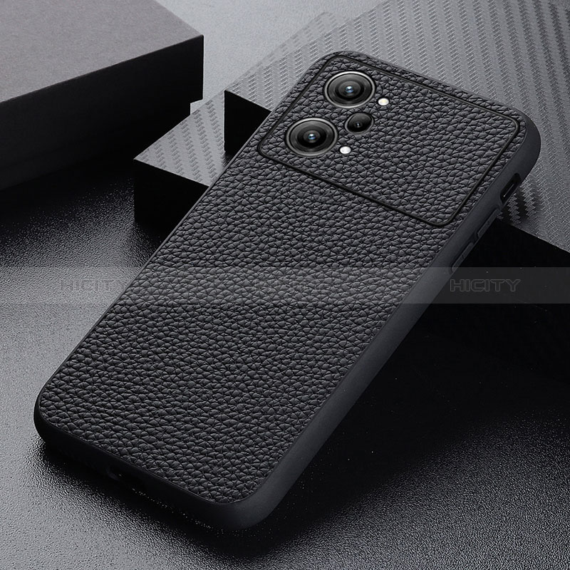 Funda Lujo Cuero Carcasa B02H para Oppo K10 Pro 5G Negro