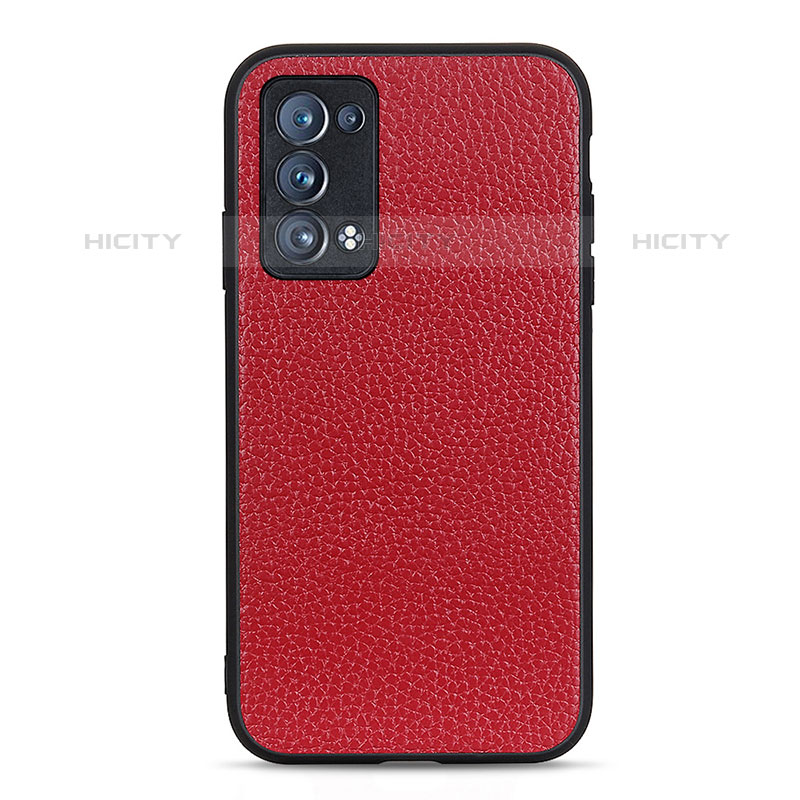 Funda Lujo Cuero Carcasa B02H para Oppo Reno6 Pro+ Plus 5G