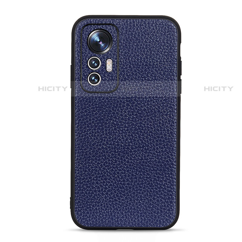 Funda Lujo Cuero Carcasa B02H para Xiaomi Mi 12 Lite 5G Azul