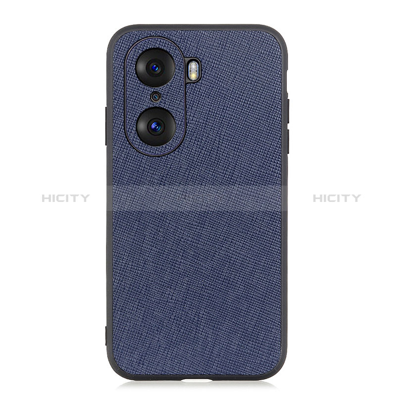 Funda Lujo Cuero Carcasa B03H para Huawei Honor 60 5G Azul