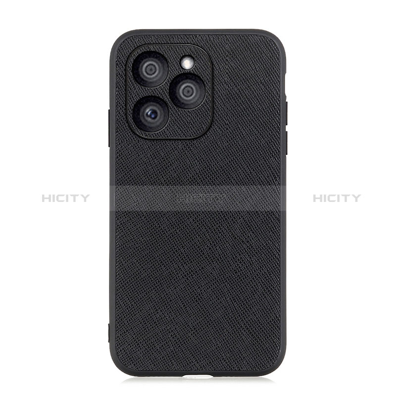 Funda Lujo Cuero Carcasa B03H para Huawei Honor 60 SE 5G Negro