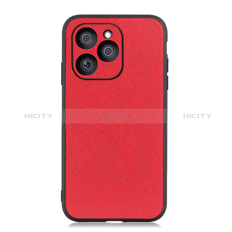 Funda Lujo Cuero Carcasa B03H para Huawei Honor 60 SE 5G Rojo