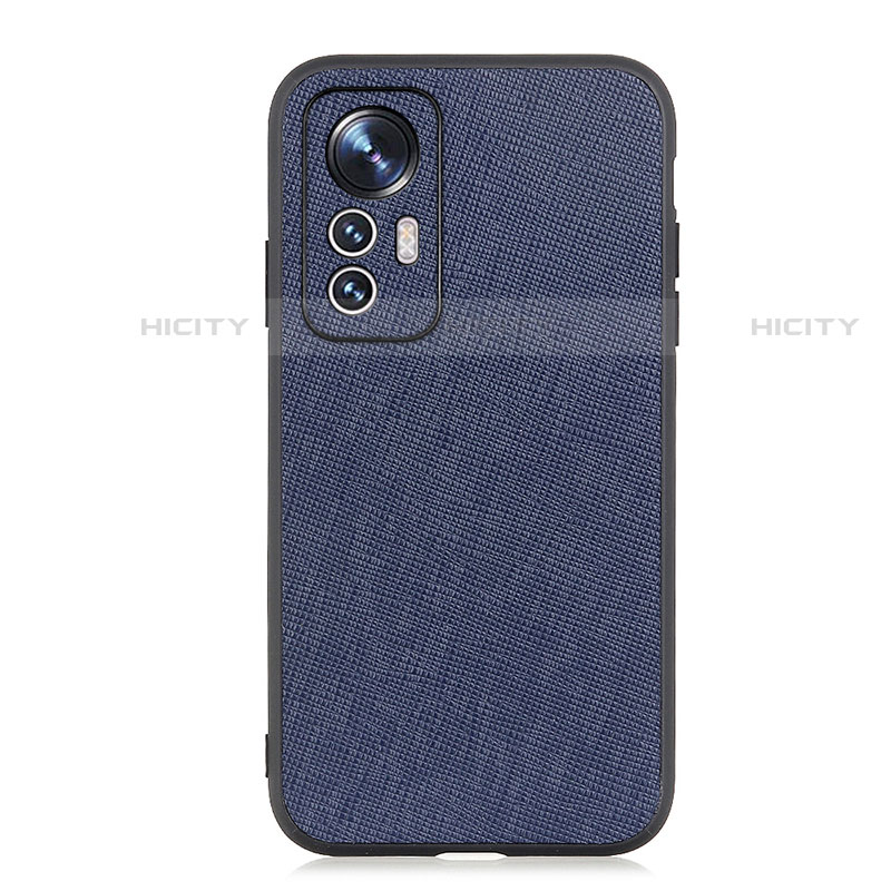 Funda Lujo Cuero Carcasa B03H para Xiaomi Mi 12X 5G Azul