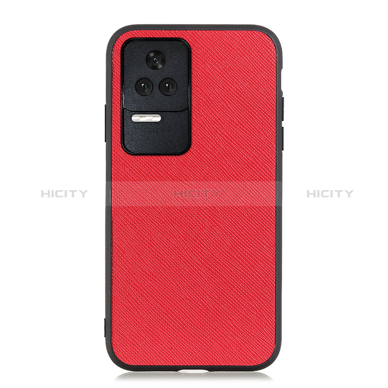 Funda Lujo Cuero Carcasa B03H para Xiaomi Redmi K50 5G Rojo