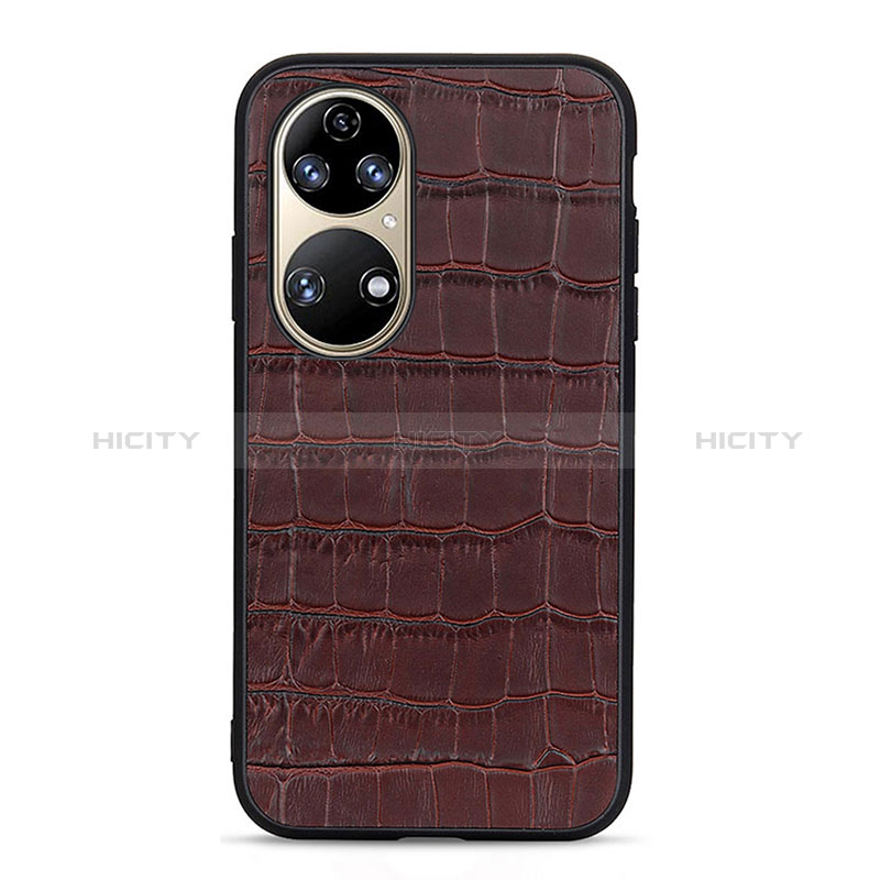 Funda Lujo Cuero Carcasa B04H para Huawei P50 Pro