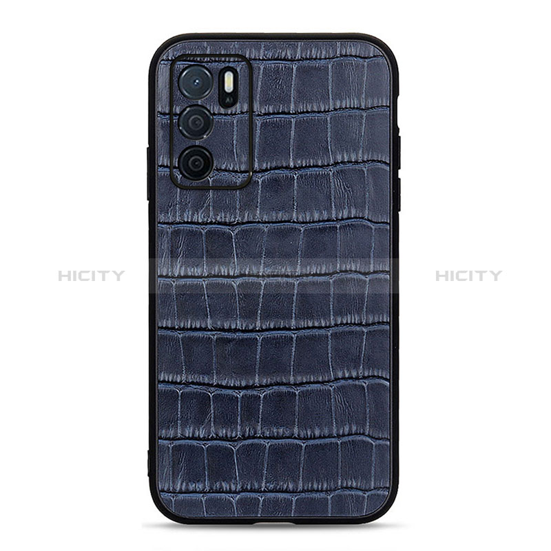 Funda Lujo Cuero Carcasa B04H para Oppo A16