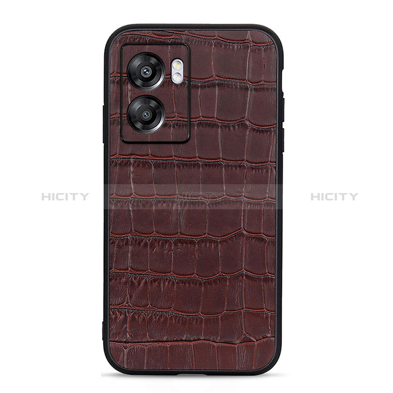 Funda Lujo Cuero Carcasa B04H para Oppo A77 5G