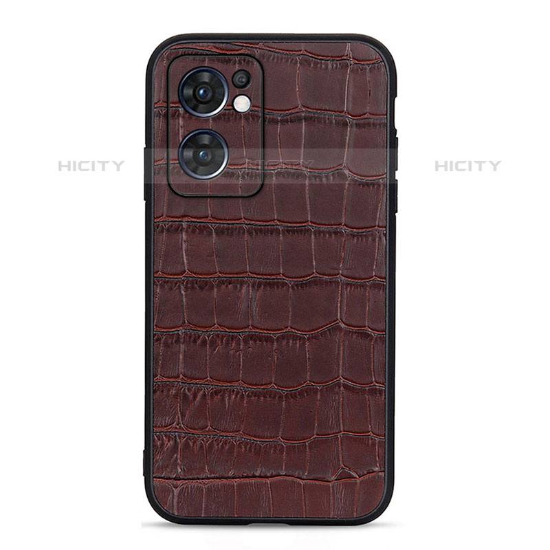 Funda Lujo Cuero Carcasa B04H para Oppo Reno7 5G