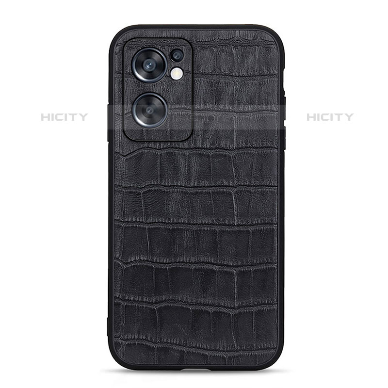 Funda Lujo Cuero Carcasa B04H para Oppo Reno7 SE 5G