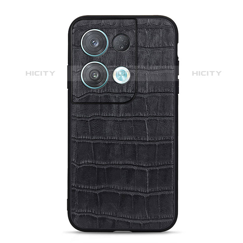 Funda Lujo Cuero Carcasa B04H para Oppo Reno8 5G