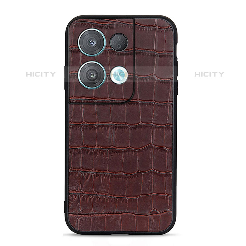 Funda Lujo Cuero Carcasa B04H para Oppo Reno8 5G