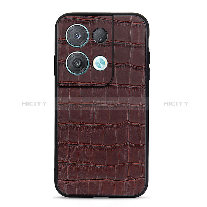 Funda Lujo Cuero Carcasa B04H para Oppo Reno9 Pro+ Plus 5G