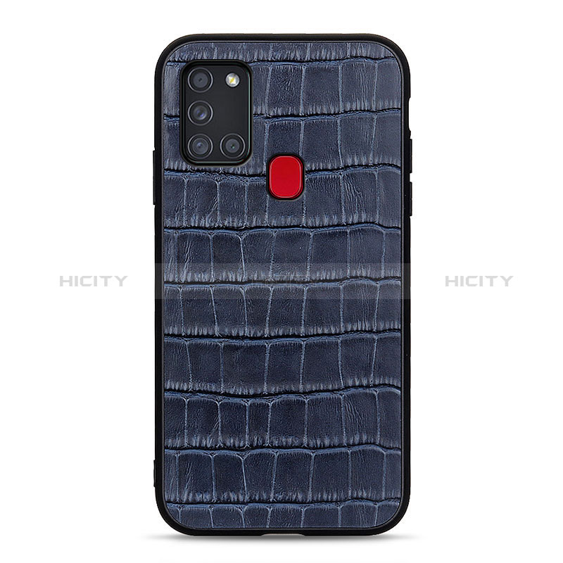 Funda Lujo Cuero Carcasa B04H para Samsung Galaxy A21s