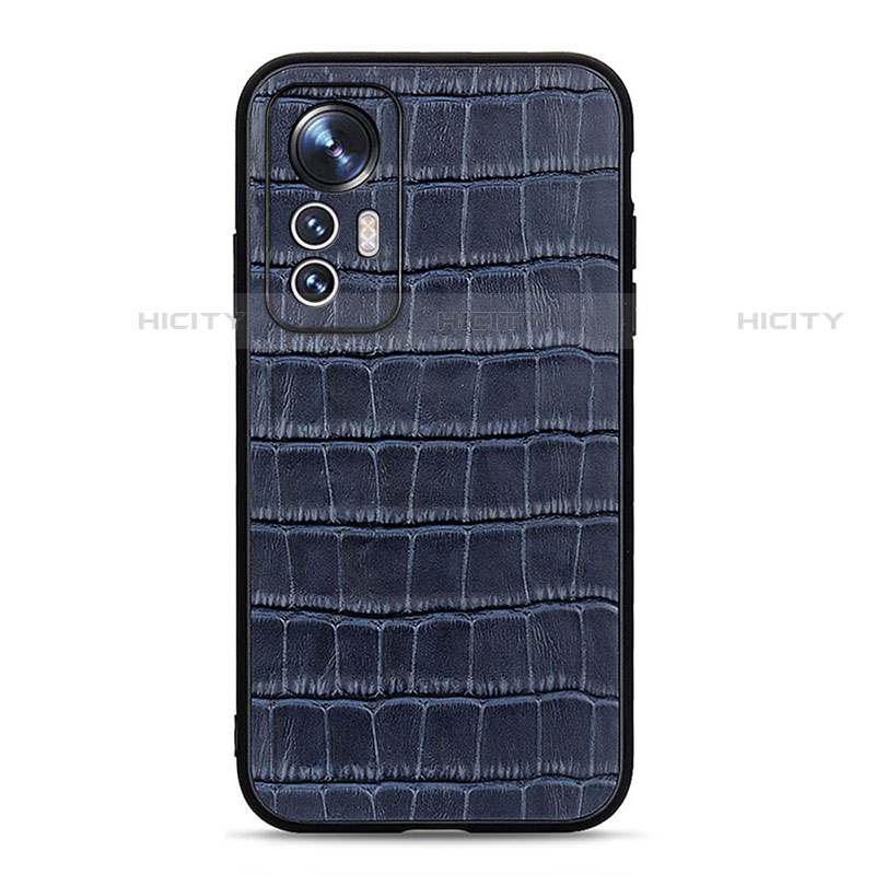 Funda Lujo Cuero Carcasa B04H para Xiaomi Mi 12 Lite 5G Azul