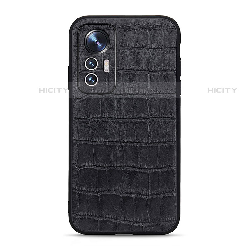 Funda Lujo Cuero Carcasa B04H para Xiaomi Mi 12 Lite 5G Negro