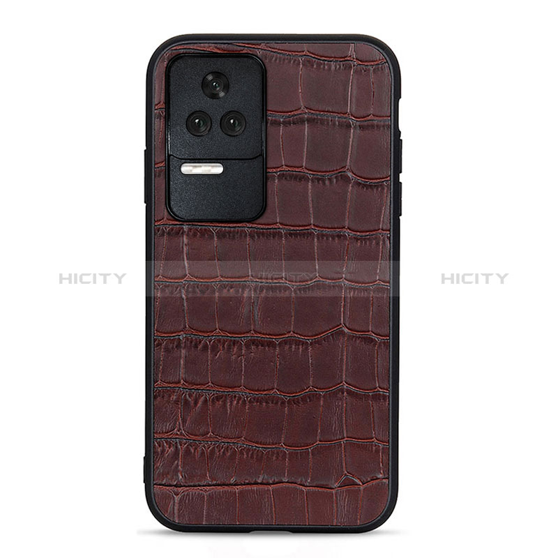 Funda Lujo Cuero Carcasa B04H para Xiaomi Poco F4 5G