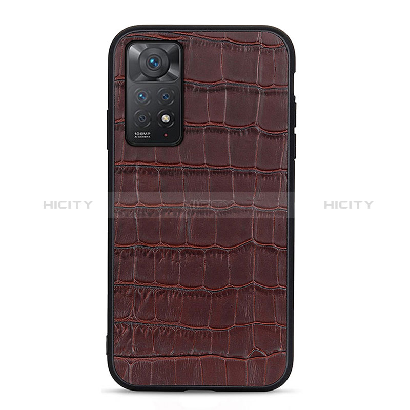 Funda Lujo Cuero Carcasa B04H para Xiaomi Redmi Note 11 Pro 4G