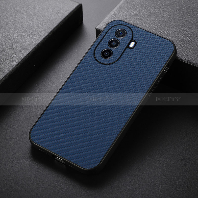 Funda Lujo Cuero Carcasa B05H para Huawei Enjoy 50 Azul