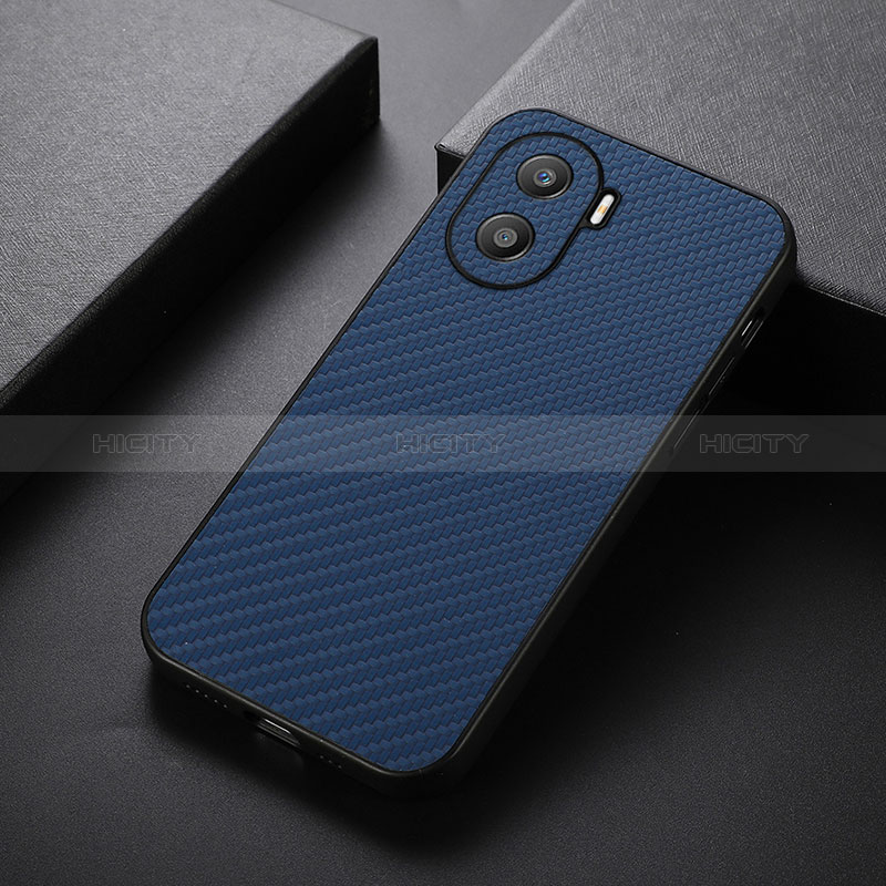 Funda Lujo Cuero Carcasa B05H para Huawei Honor X40i 5G Azul