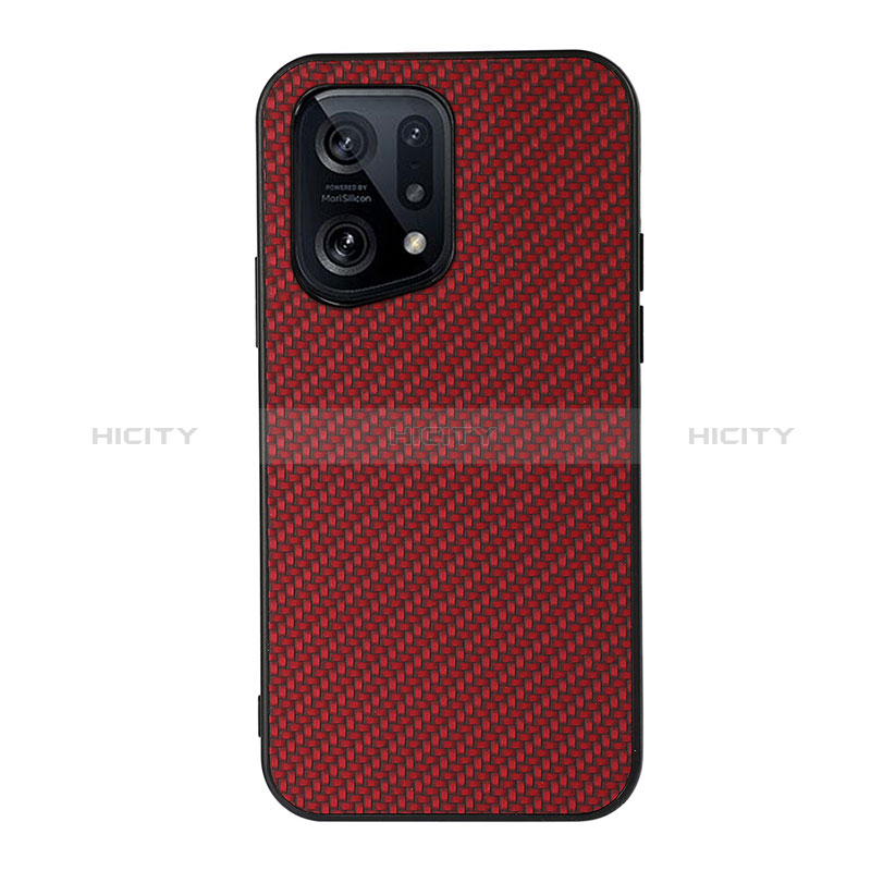 Funda Lujo Cuero Carcasa B05H para Oppo Find X5 5G