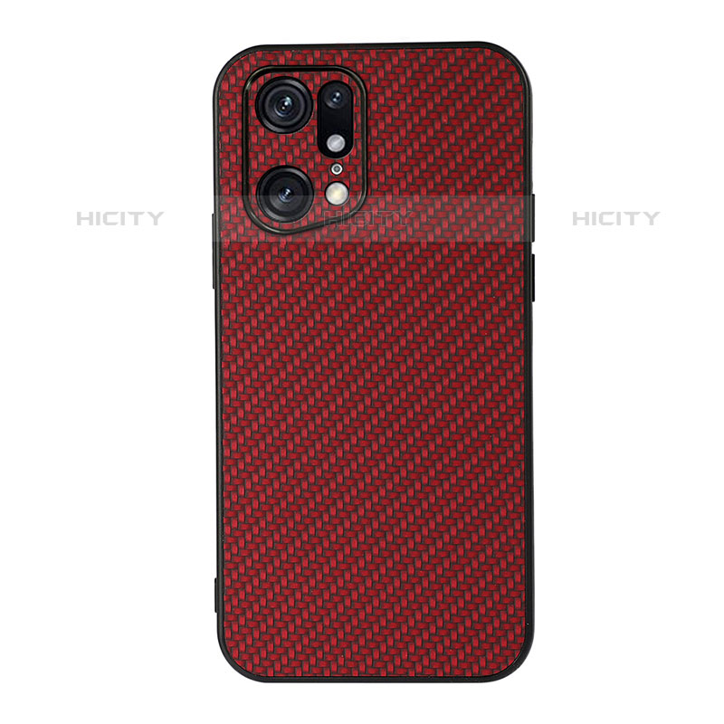 Funda Lujo Cuero Carcasa B05H para Oppo Find X5 Pro 5G