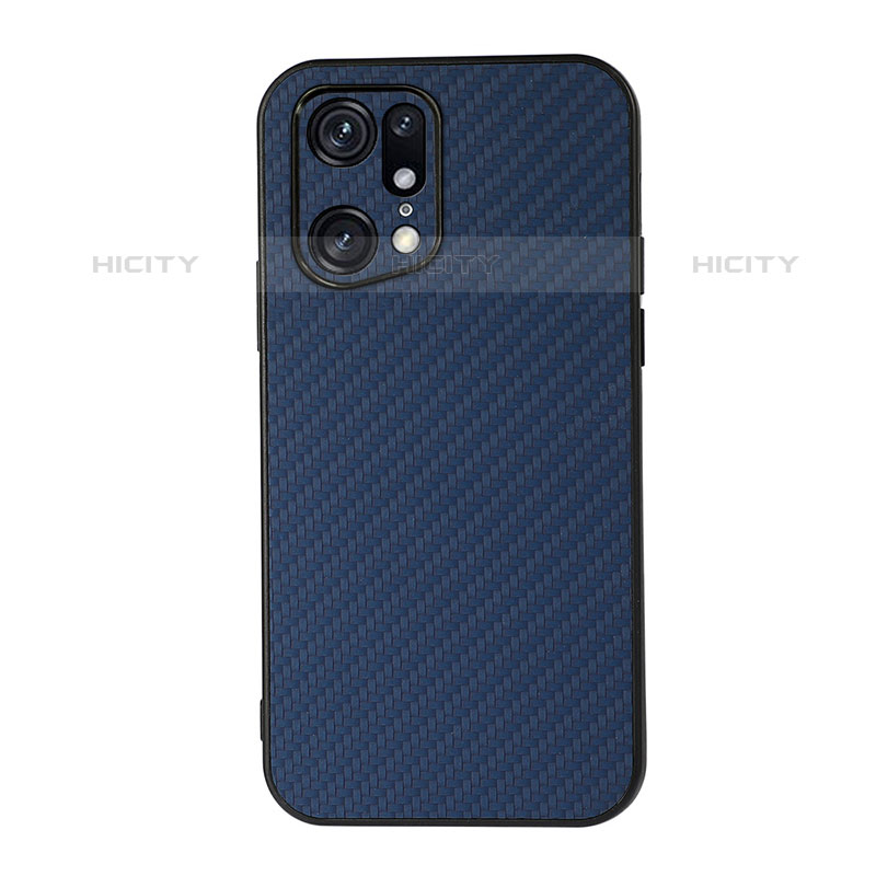 Funda Lujo Cuero Carcasa B05H para Oppo Find X5 Pro 5G