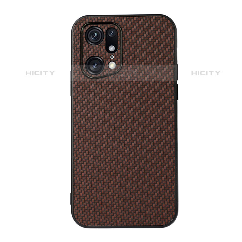 Funda Lujo Cuero Carcasa B05H para Oppo Find X5 Pro 5G