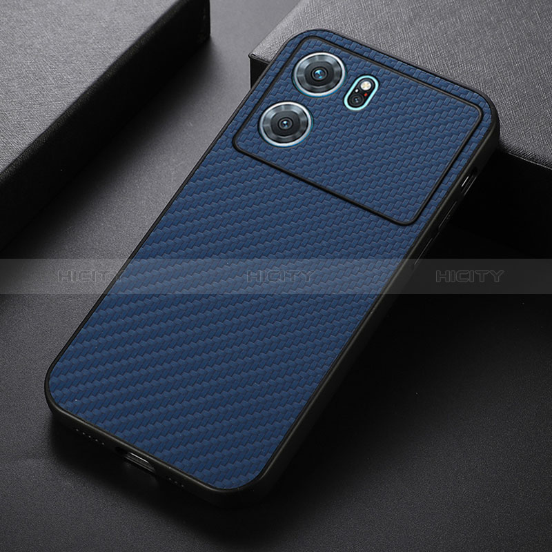 Funda Lujo Cuero Carcasa B05H para Oppo K10 5G Azul